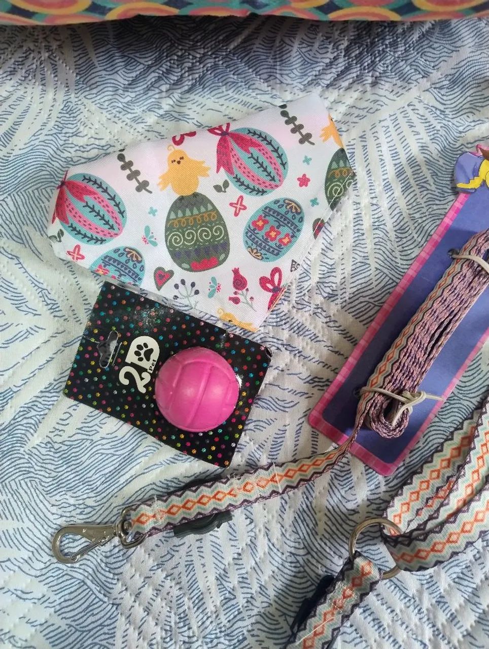 Cama + coleira+ brinquedo pra caes - Foto 3