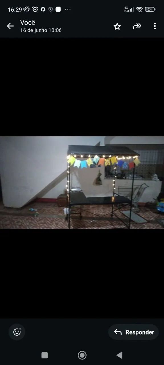 Barraca com rodas não desmonta - Foto 3