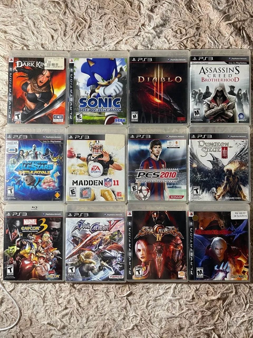 Lote 13 Jogos PS3 + Brinde 