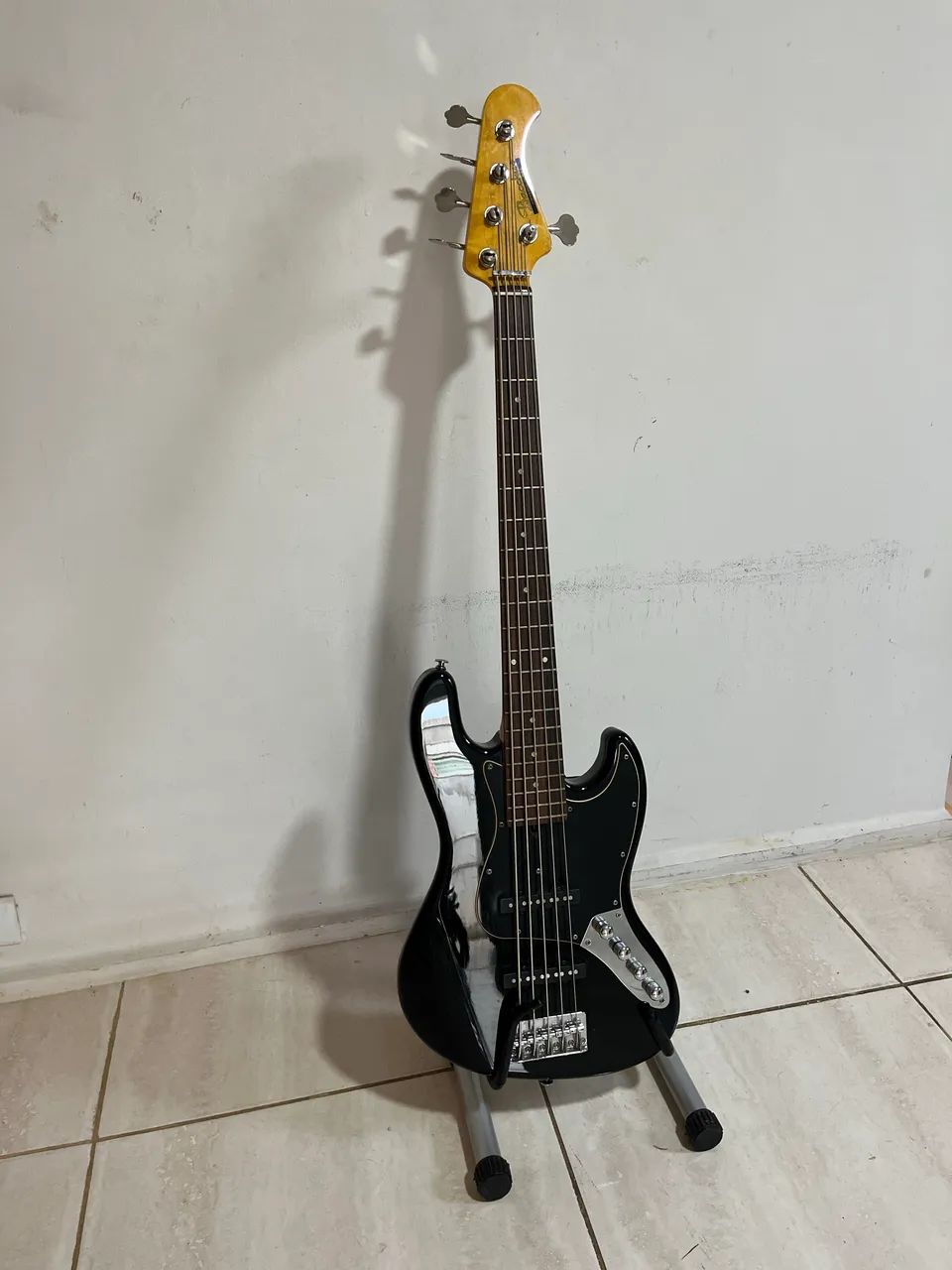 Baixo Bacchus(qualidade japonesa) - 5 cordas  - jazz bass   - Foto 5