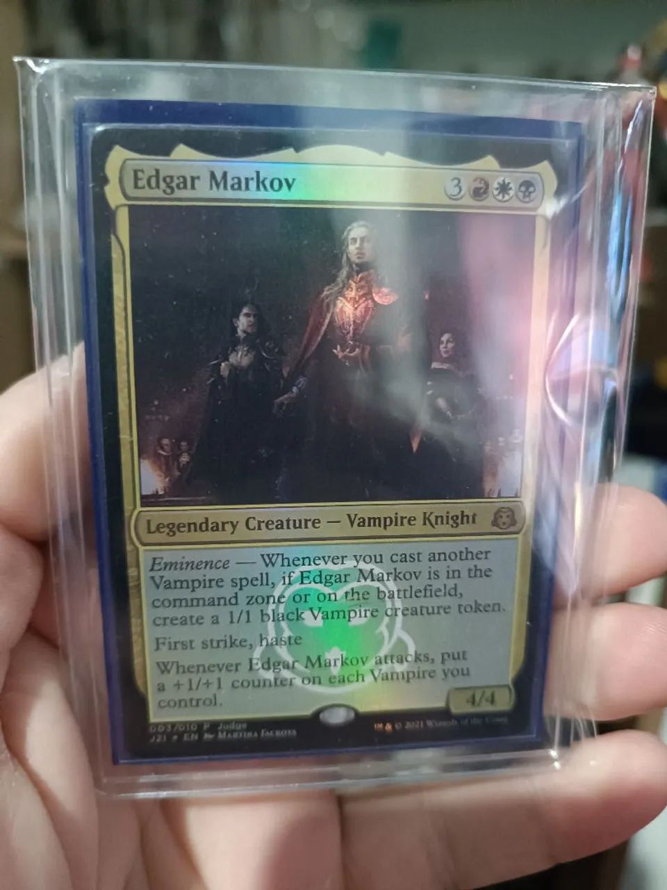 Card Edgar Markov Magic NW Foil Judge Gift Cards 2021 (J21)
