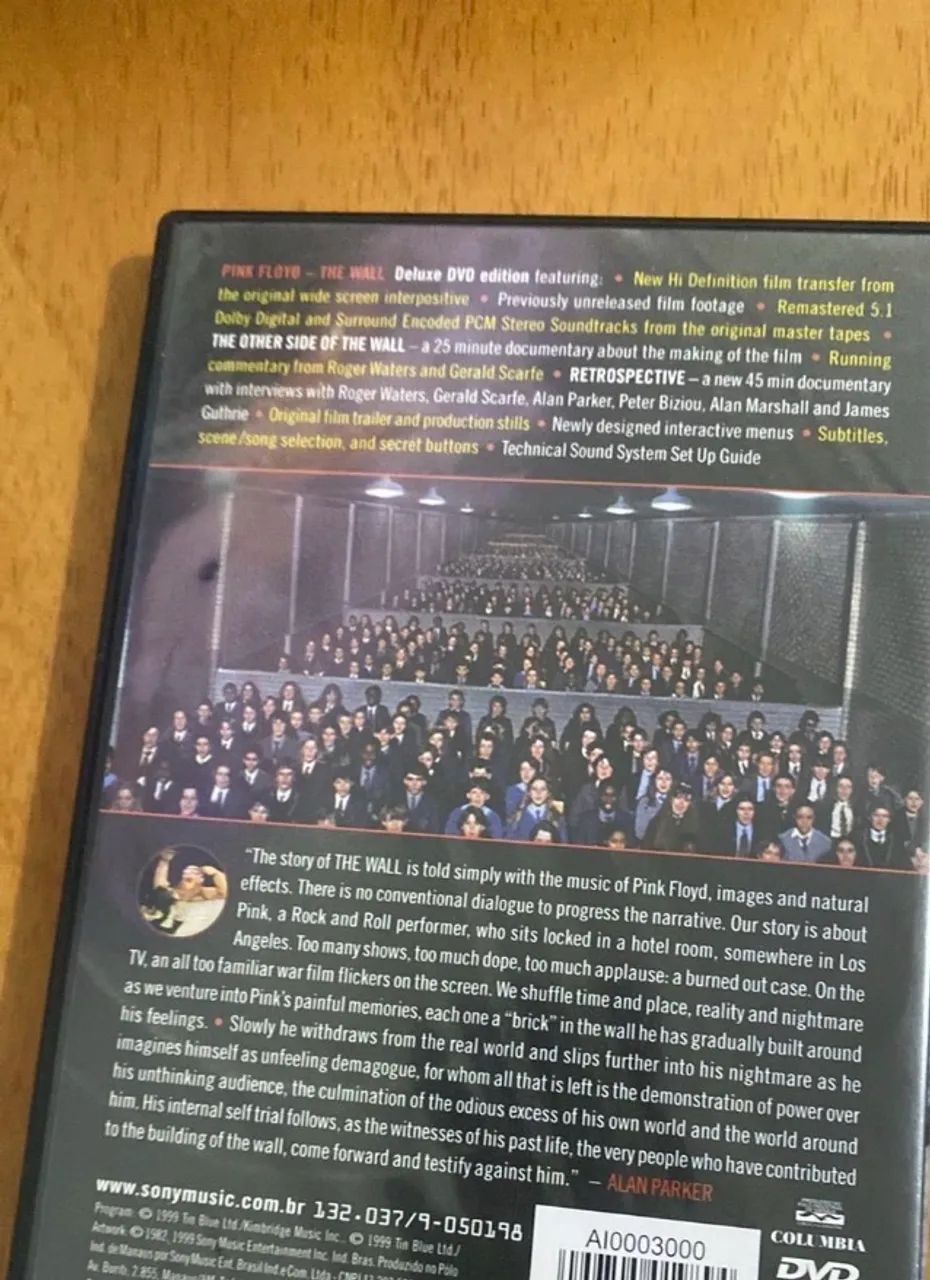 dvd  original pink floyd the wall - Foto 2