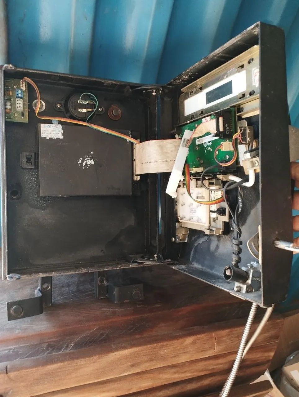 Telefone antigo orelhão, completo. - Foto 4