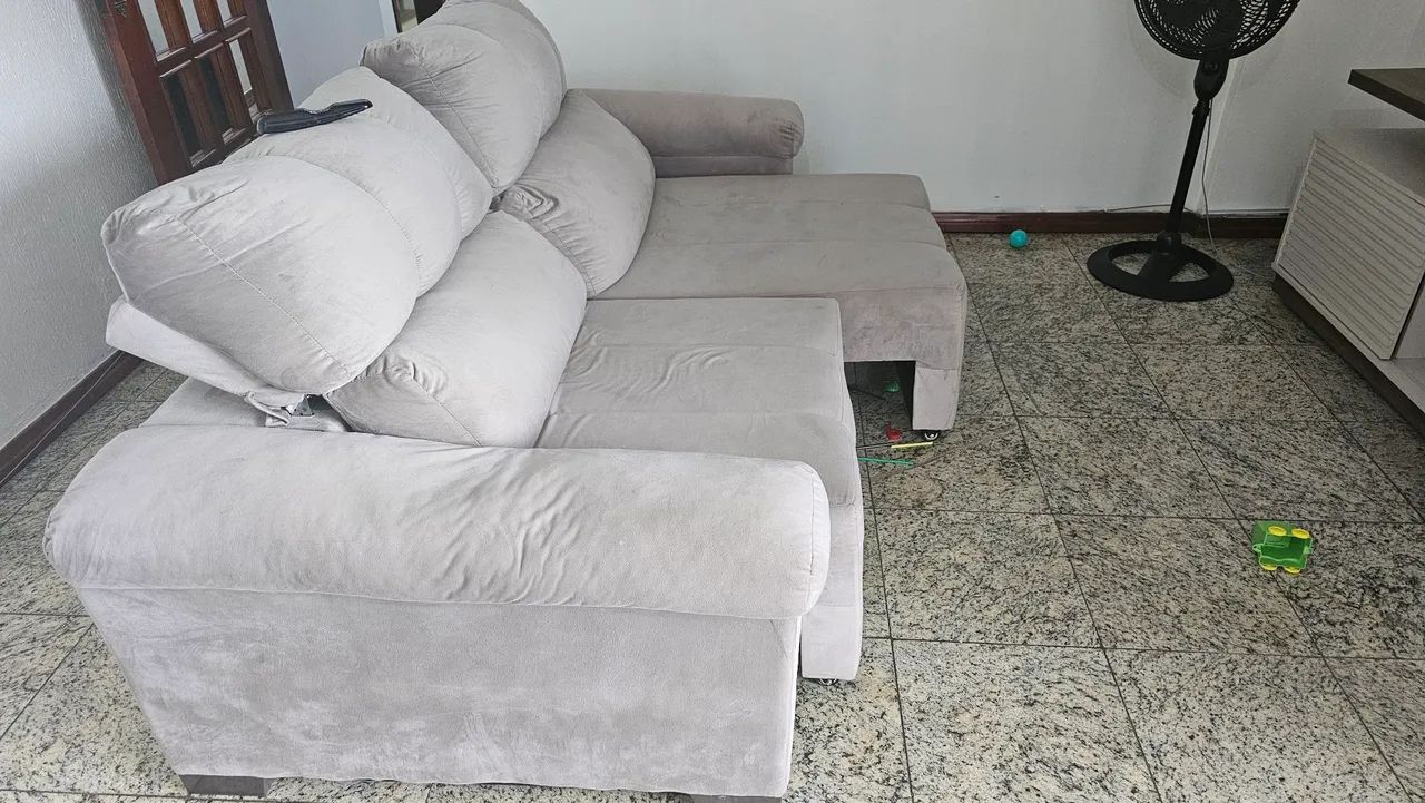 Sofá retrátil 3 lugares  - Foto 3