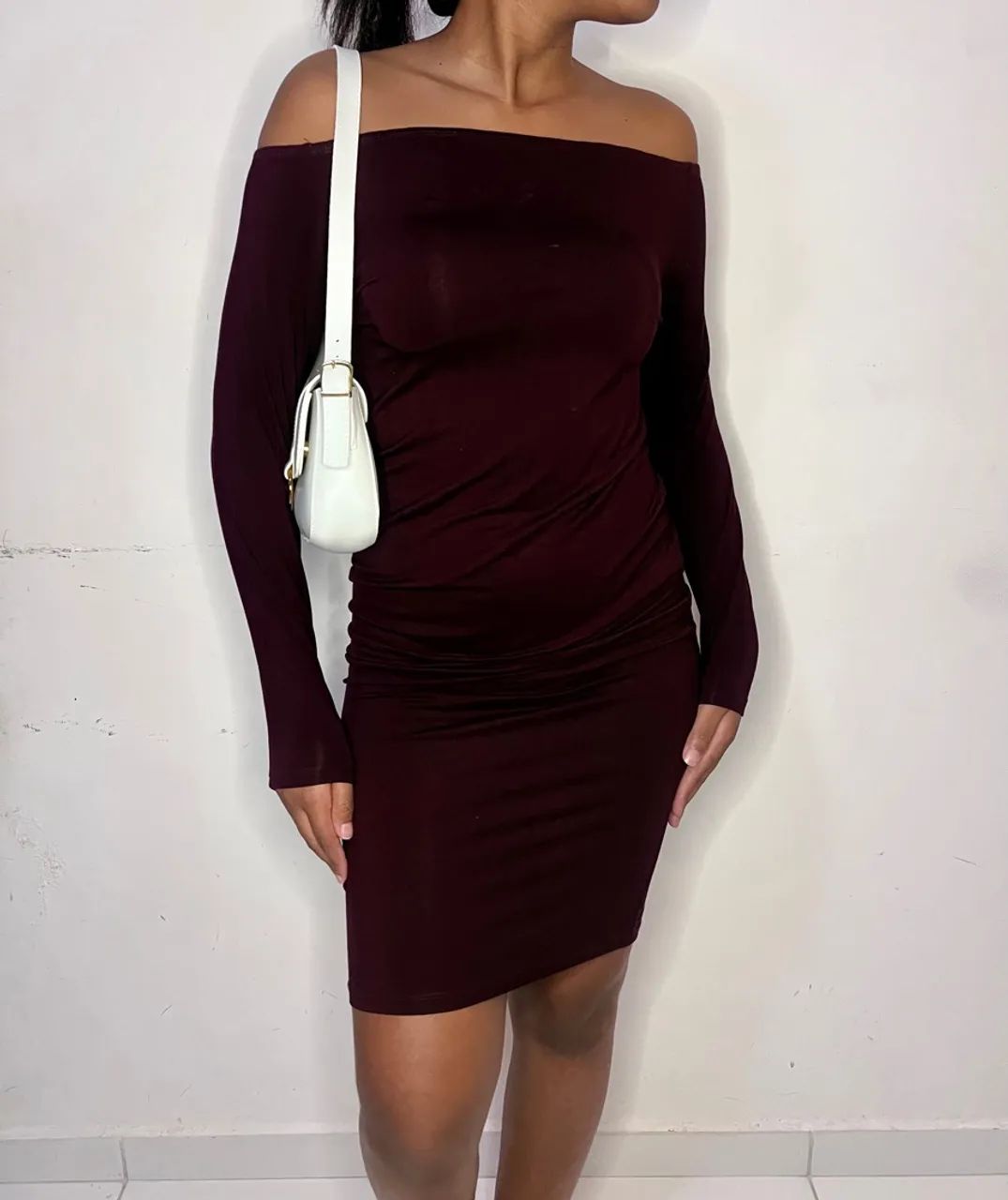 Vestido Vinho