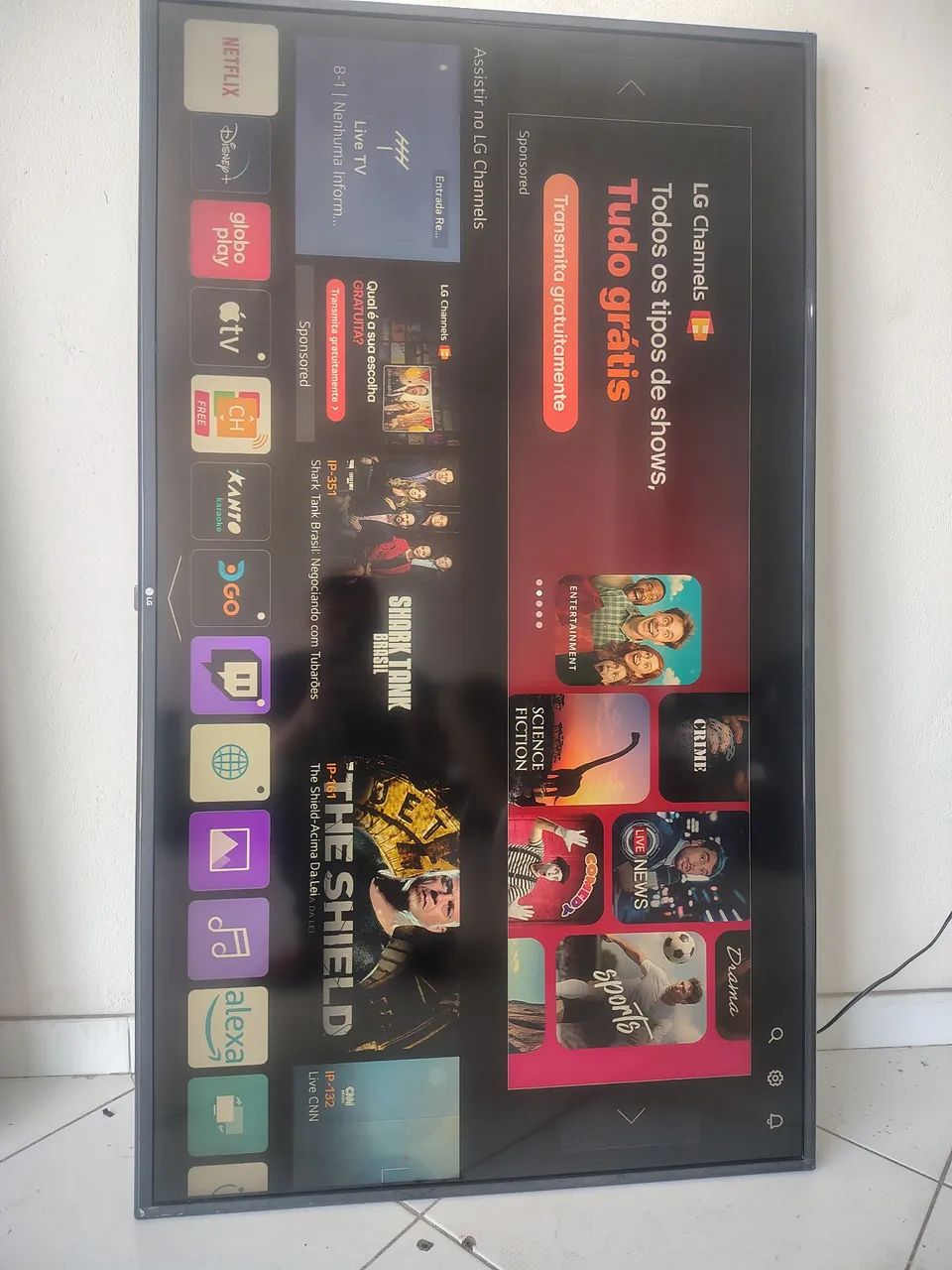 Tv 60 LG Smart 4k ultra hd, ( perfeito estado ) - Foto 2