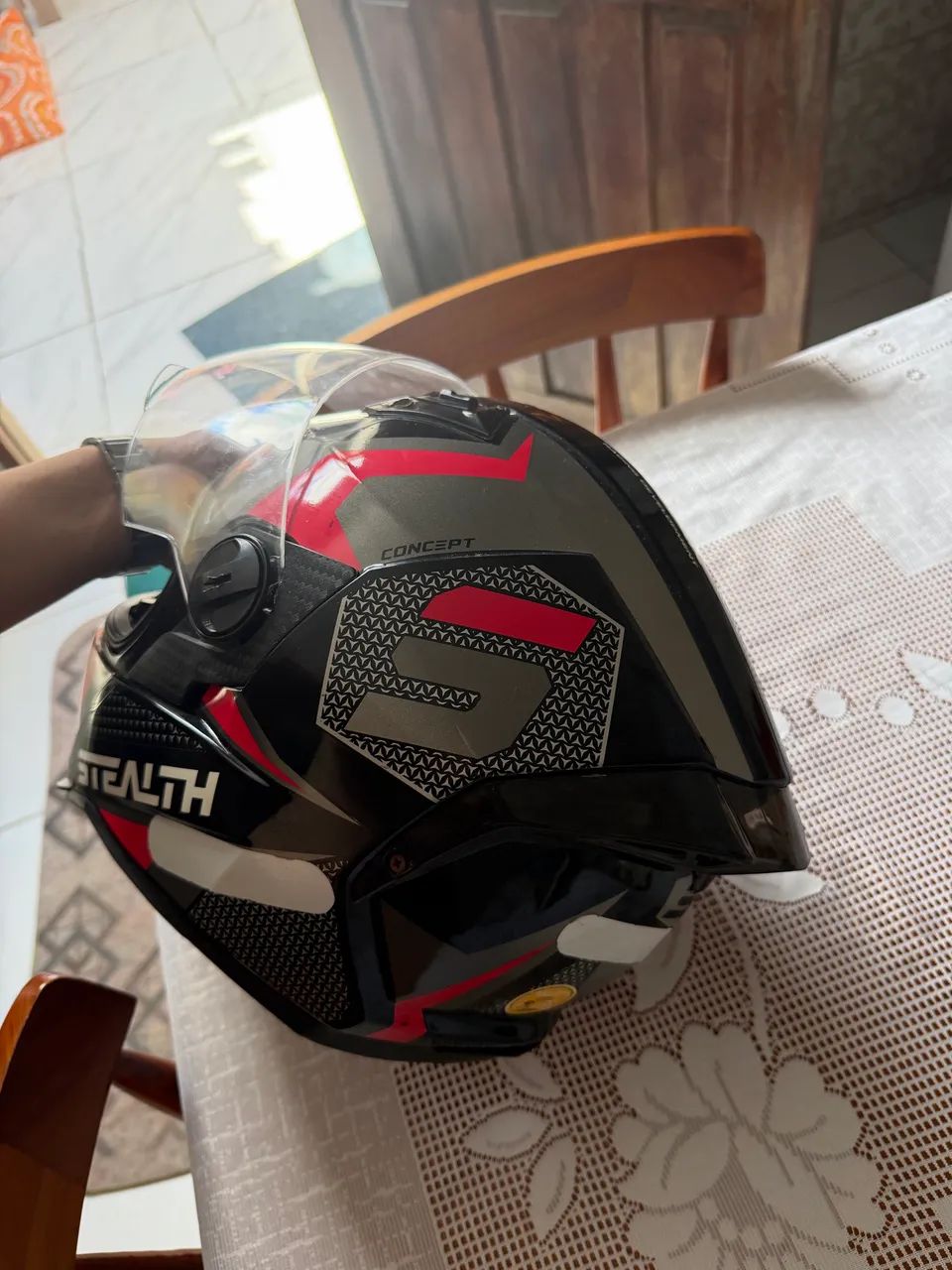 Capacete stealth tamanho 58 - Foto 2