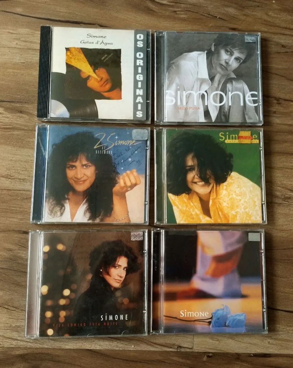 Lote seis cds Simone