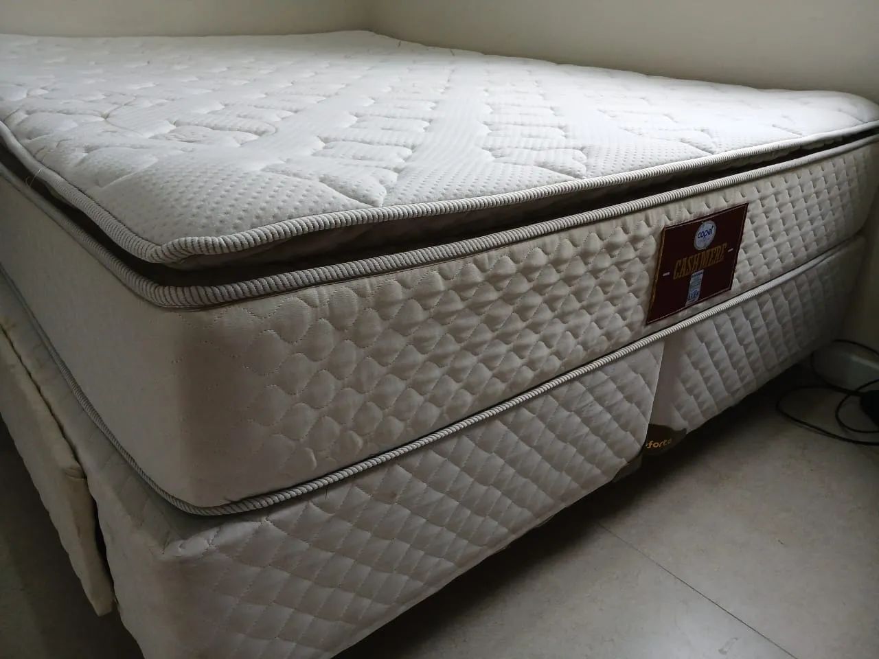 Colchão Queen Molas Ensacadas Cashemere com Pillowtop - Foto 4