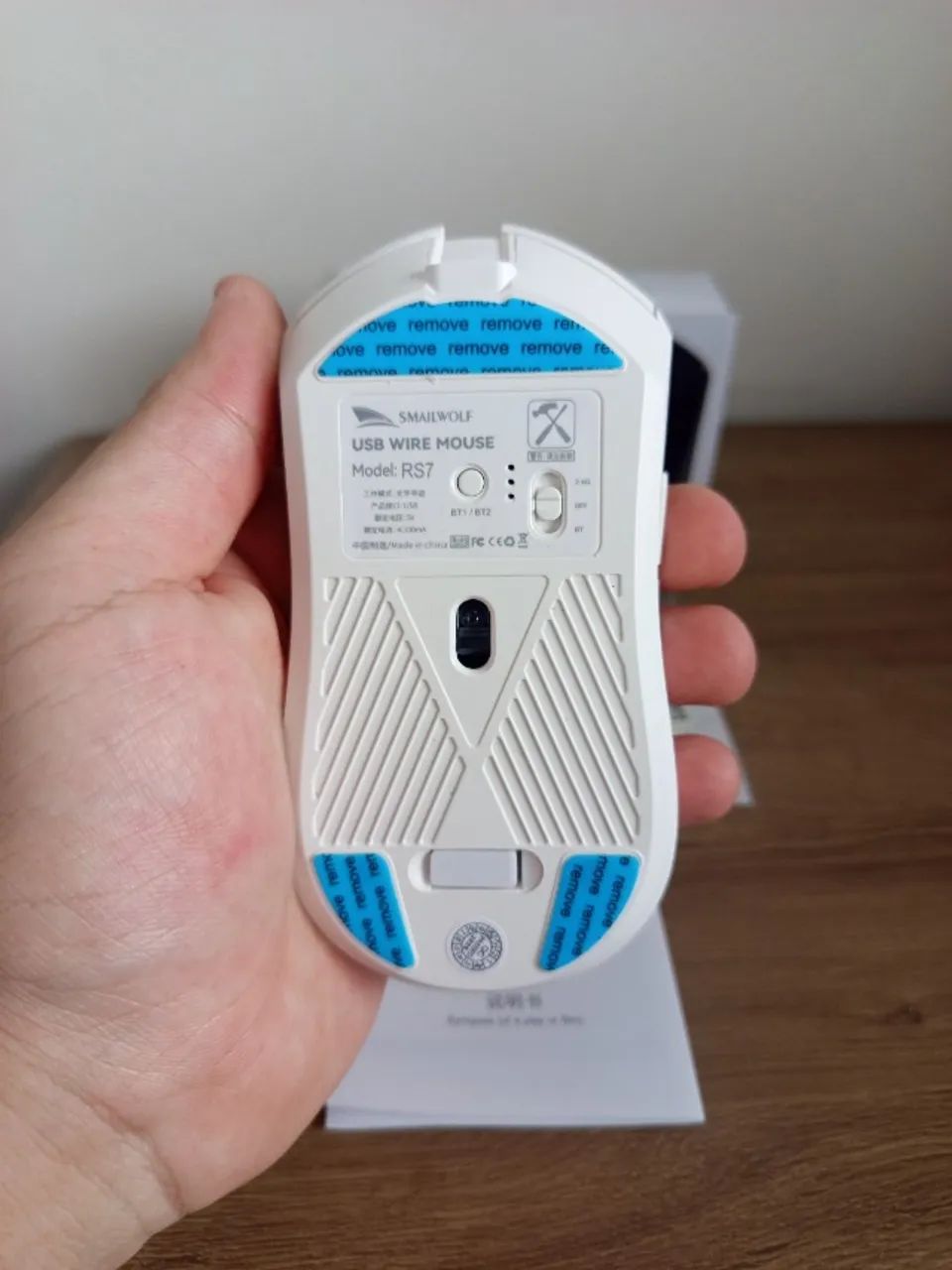 Mouse Gamer Smailwolf RS7 Branco ( Lacrado ) - Foto 4