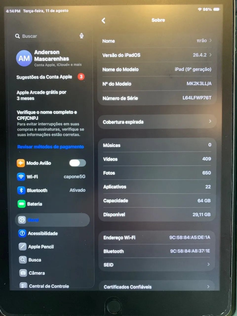 iPad 9 geração  - Foto 2