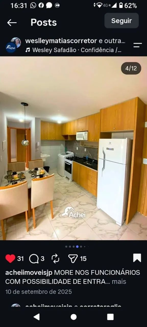 Repasse apartamento  ja mobiliado. ou troco  por casa ou carro  - Foto 2