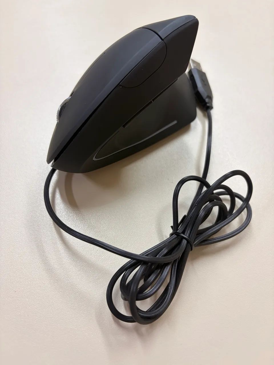 Mouse Ergonômico Vertical D5 com Fio - Foto 5