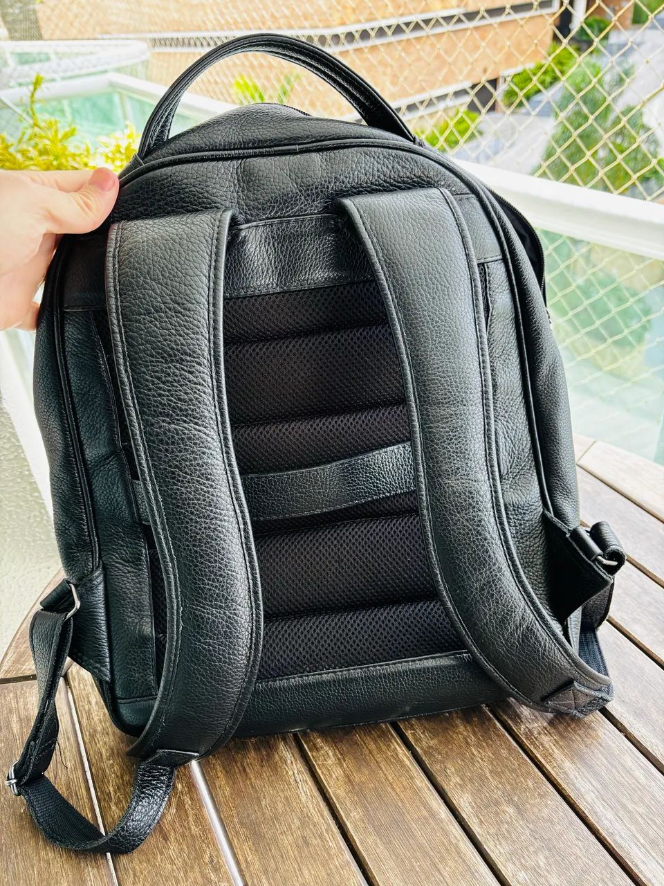 Mochila couro executiva  - Foto 4