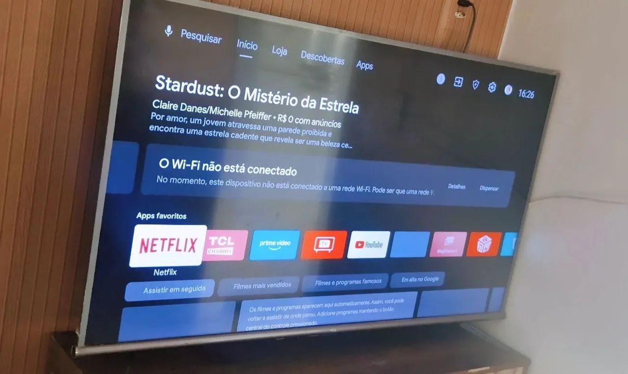  Smart TV TCL 50 polegadas 4K Ultra HD, modelo 50P8M