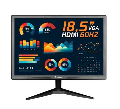 Monitor Valianty VT185X, 18,5 Polegadas