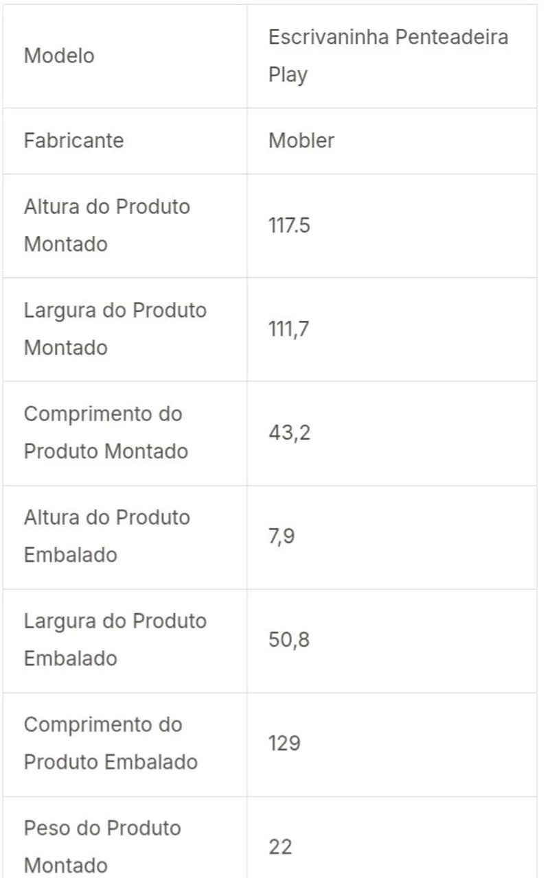 Escrivaninha com Penteadeira e FRETE GRÁTIS: Últimas Unidades da QUEIMA!!! - Foto 4