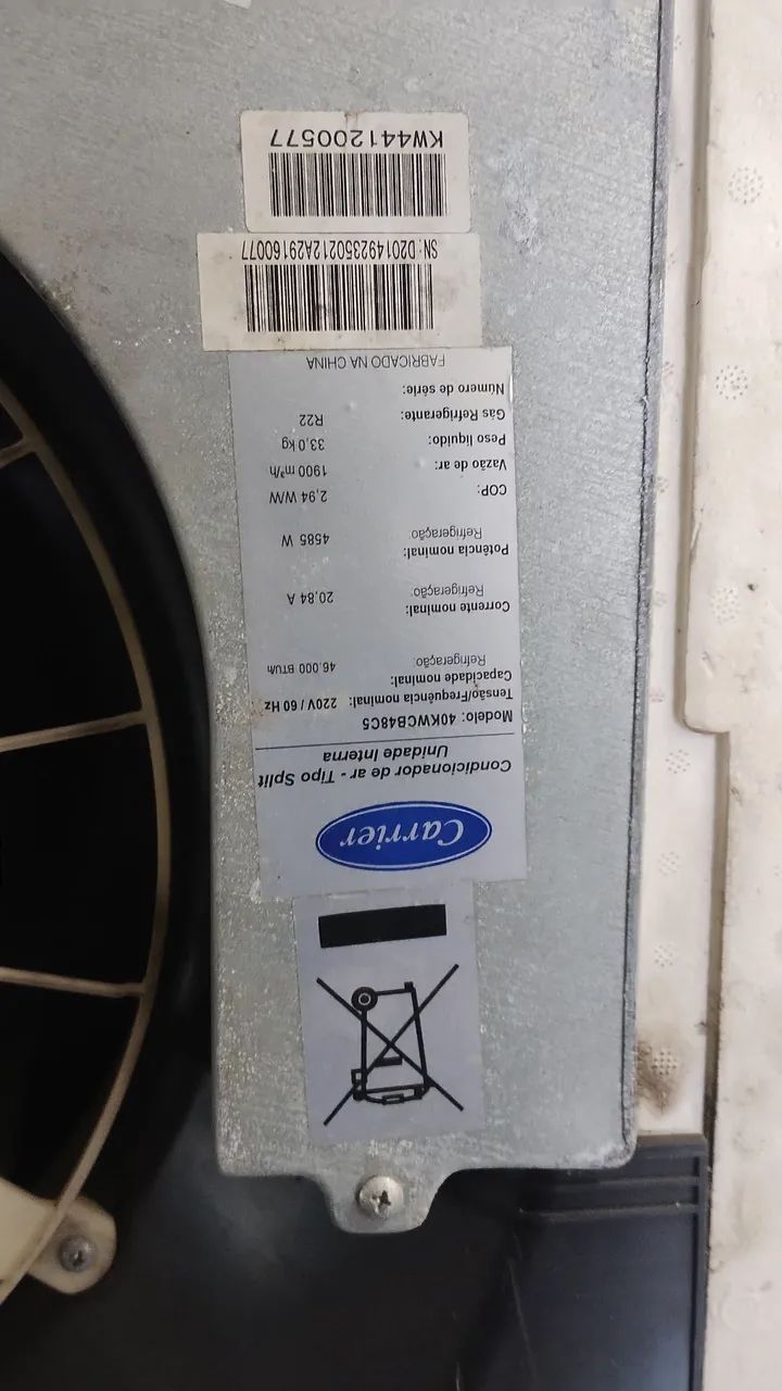 Ar condicionado. K7  carrier  - Foto 4