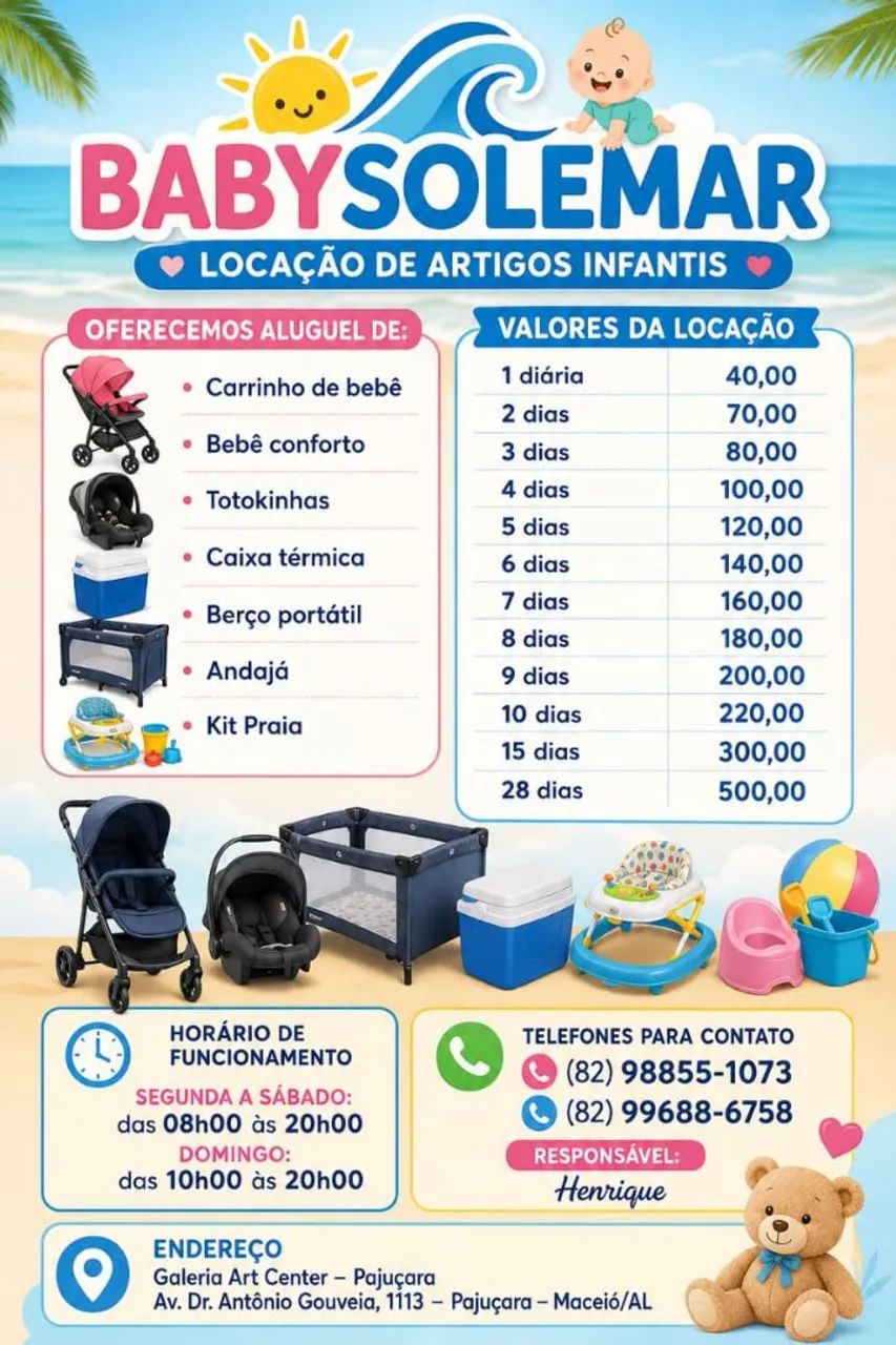 LOCAÇÃO DE BEBÊ CONFORTO EM PAJUÇARA  - Foto 5