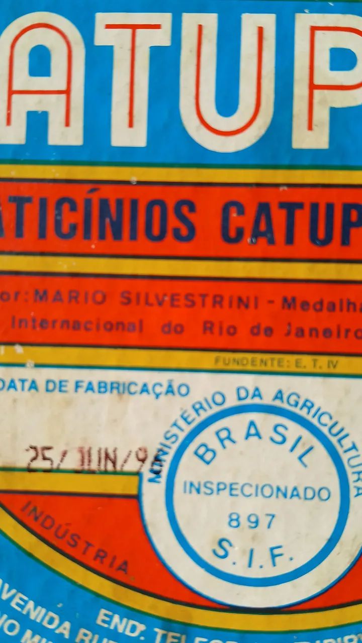 Caixa de madeira vintage de requeijão  da marca,Catupiry (memorabilia) - Foto 4