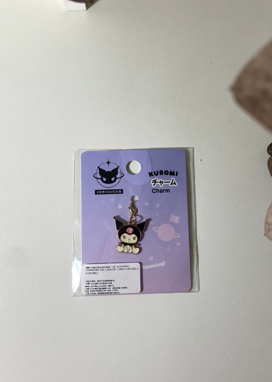 Pingente chaveiro Kuromi - Novo