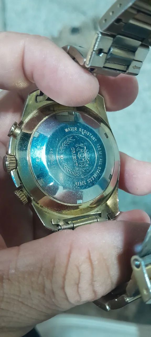 Relógio orient automático horário mundial  - Foto 3