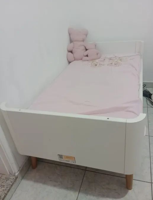 Cômoda Berço 3 em 1 - Mini Berço, Berço e Cama Infantil - Foto 3