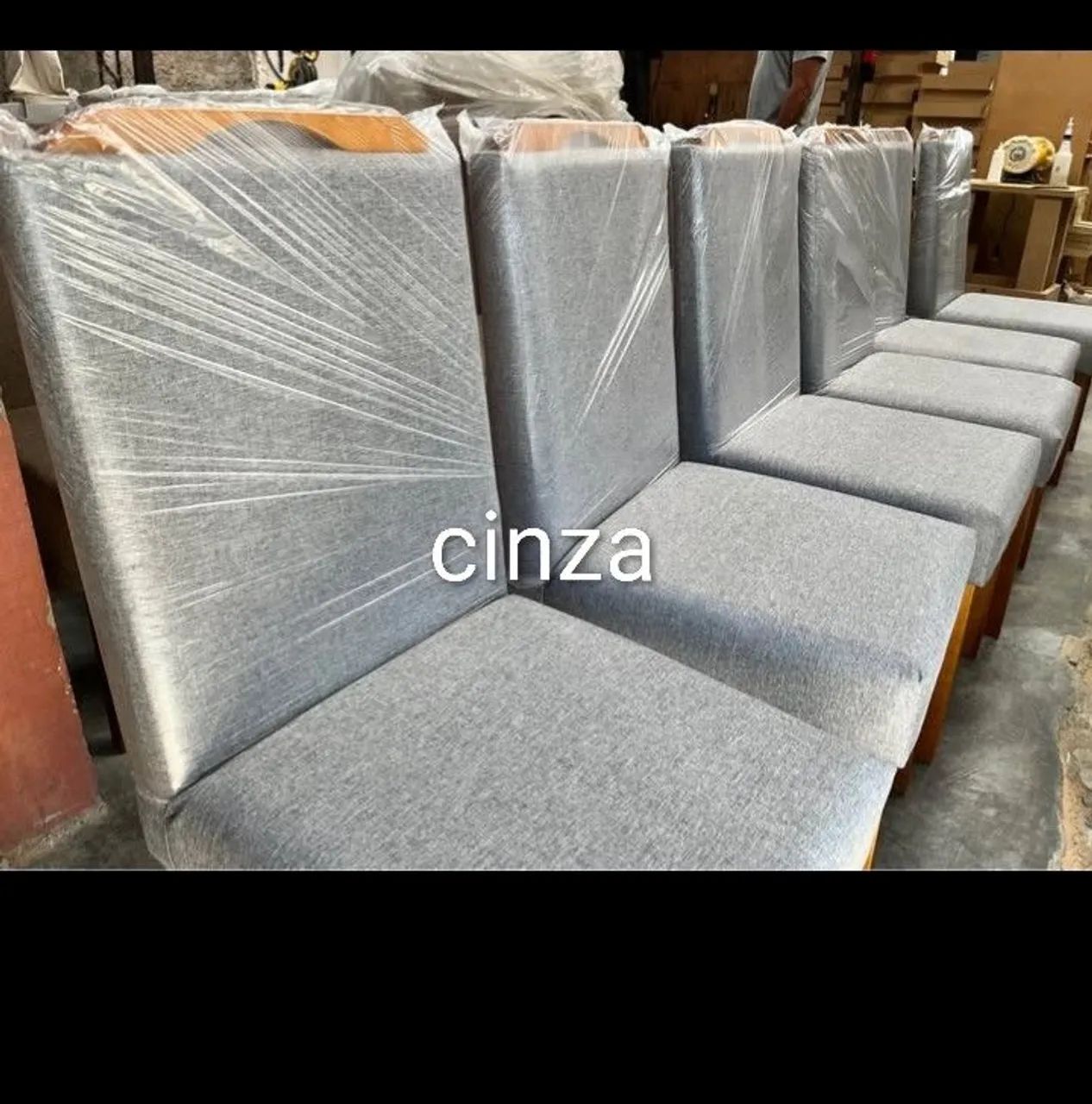 Cadeiras linho novas 