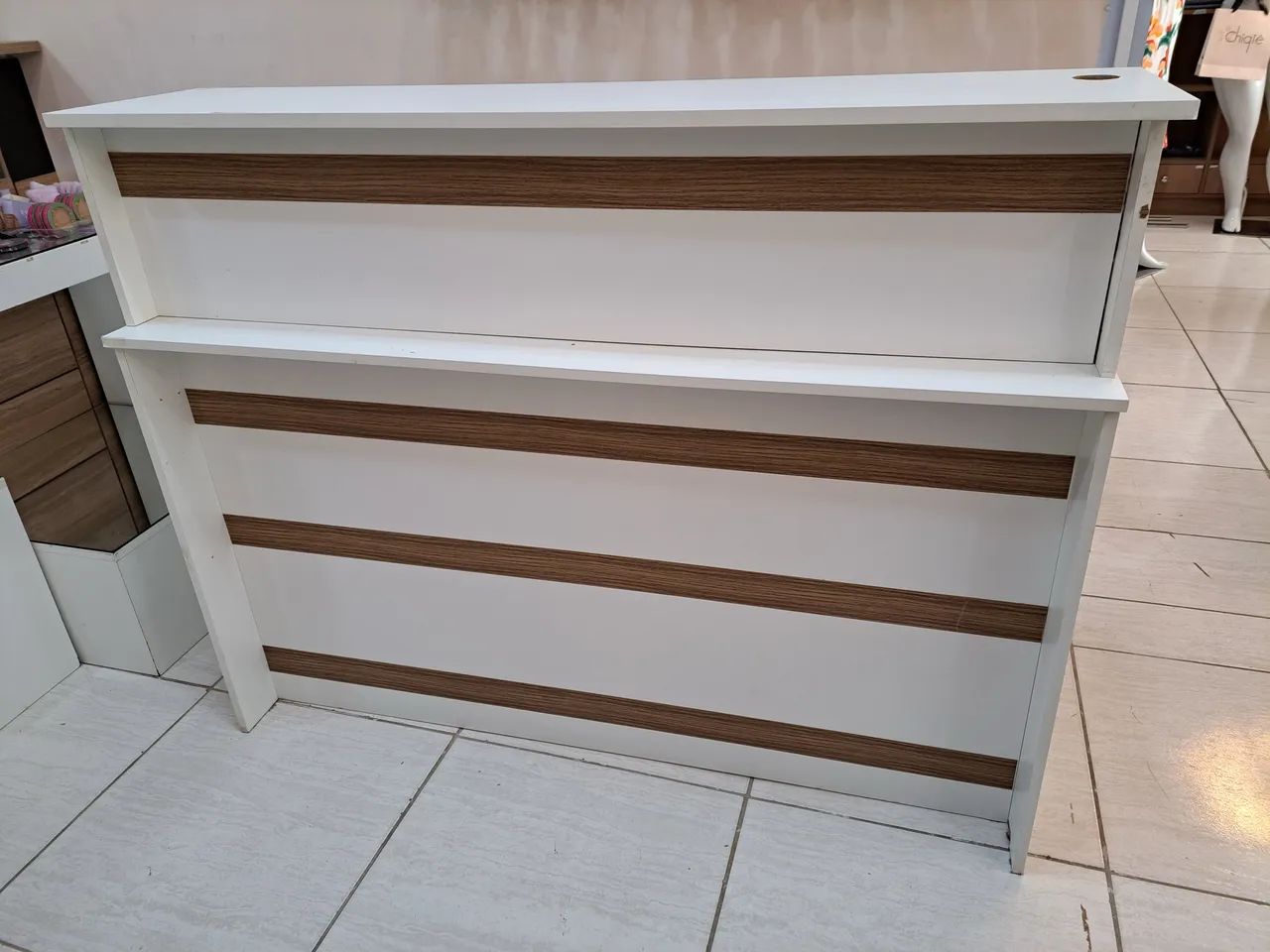 Balcão Caixa Madeira MDF - Foto 2