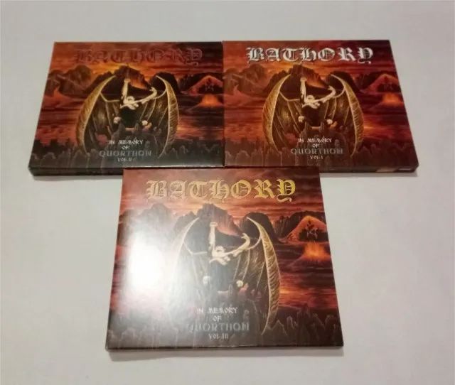 Bathory / CD5枚セット Cd Bathory - In Memory Of Quorthon - Box Com 3 Cds - Novo