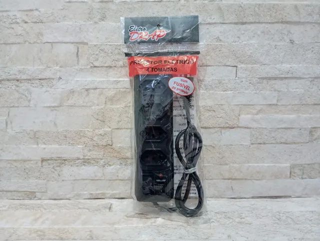 Filtro de linha Protetor Elétrico 4 tomadas 10A Bivolt