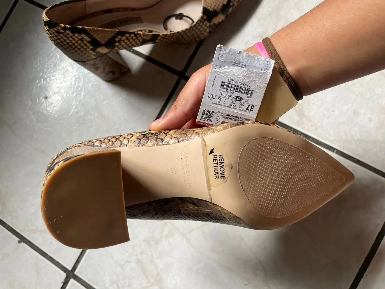 Scarpin Zara basic python NOVO - Foto 2