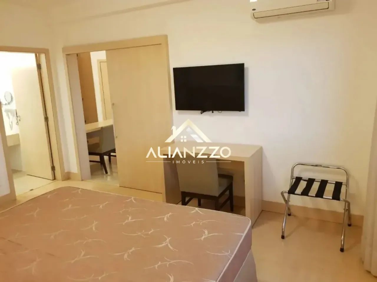 Flat mobiliado para locação no Ribeirânia - Ribeirão Preto/SP, Alianzzo Imóveis. - Foto 8