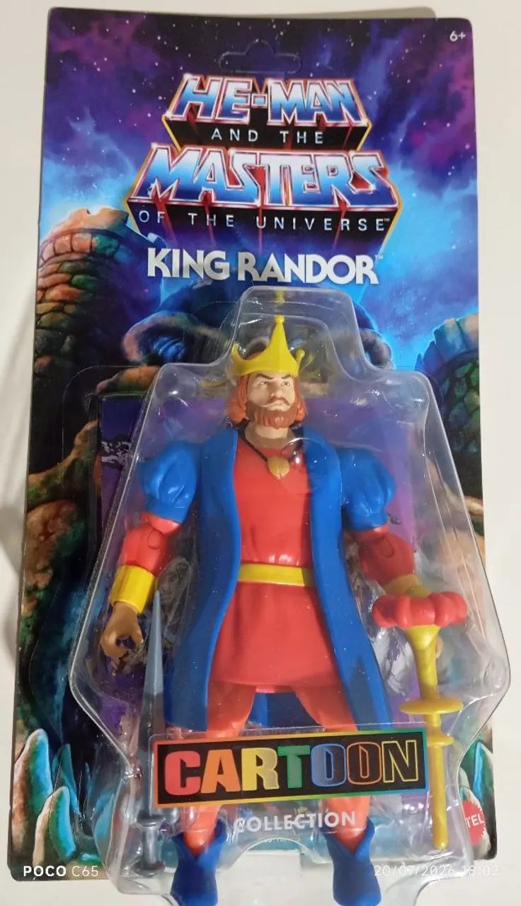 Rei Randor Cartoon Masters of The Universe Mattel He Man 