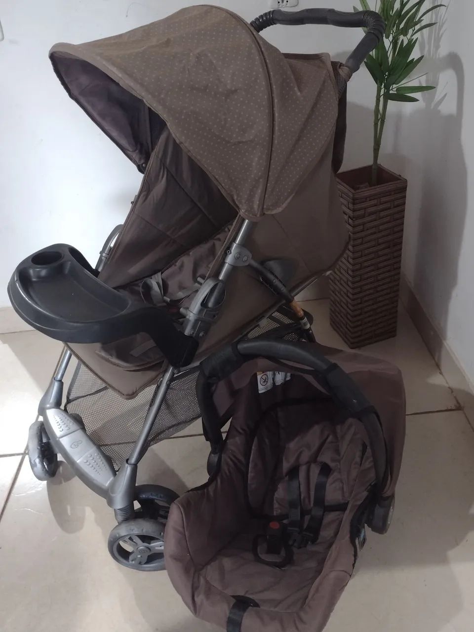 Carrinho+ bebê conforto  - Foto 4