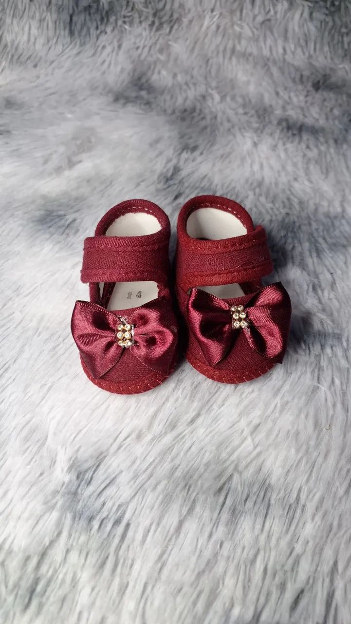 Sapatinhos de bebê menina apenas R$ 16 reais WhatsApp *  - Foto 2