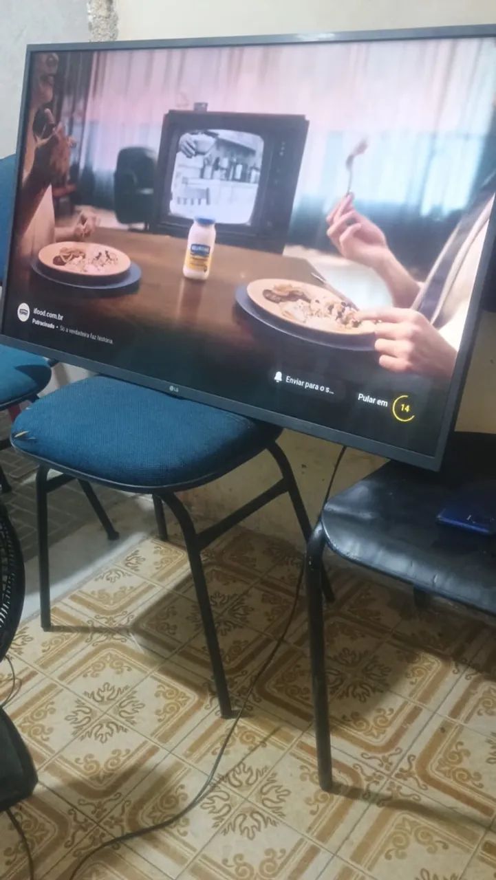 Tv LG 43 polegadas smart  Vai com suporte de parede grátis - Foto 2