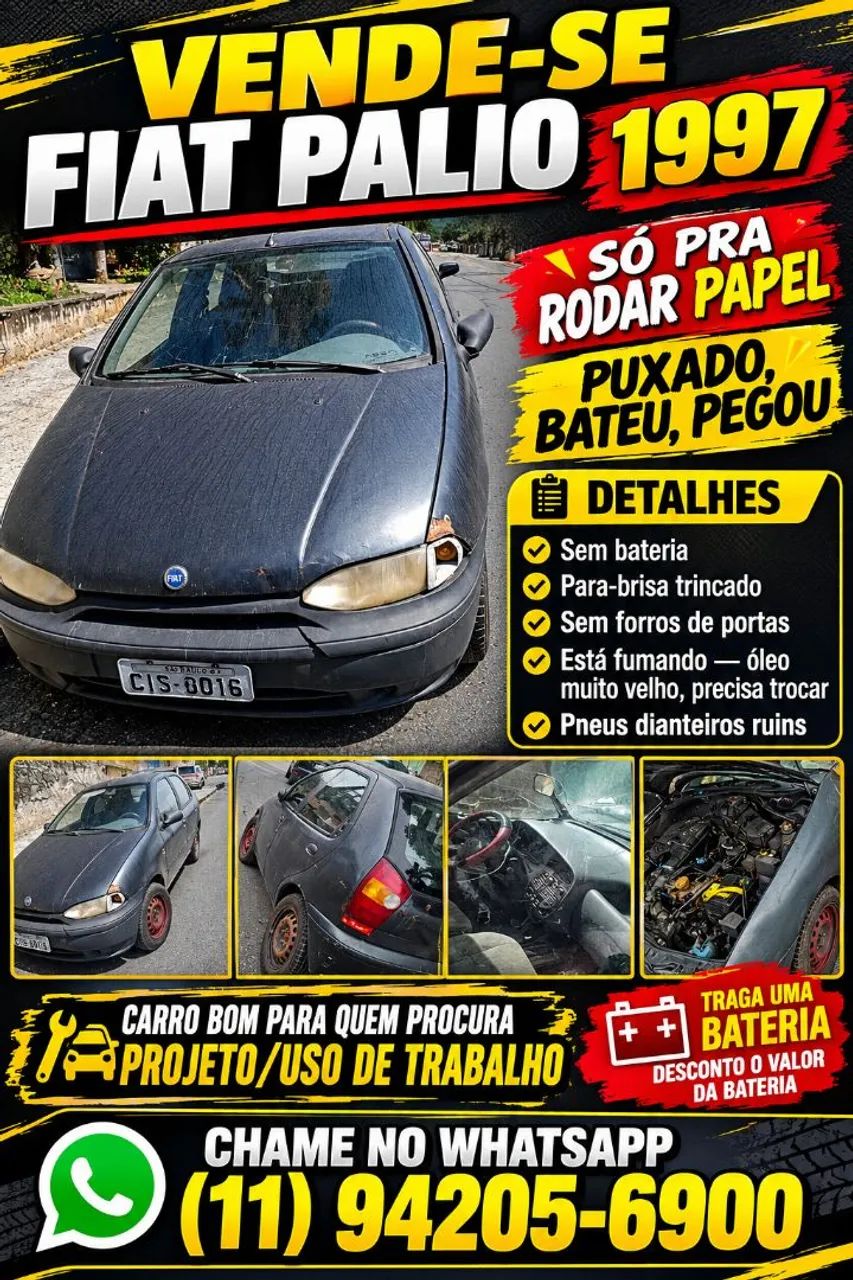Fiat Palio ED 1.0 MPI 2P E 4P 1997
