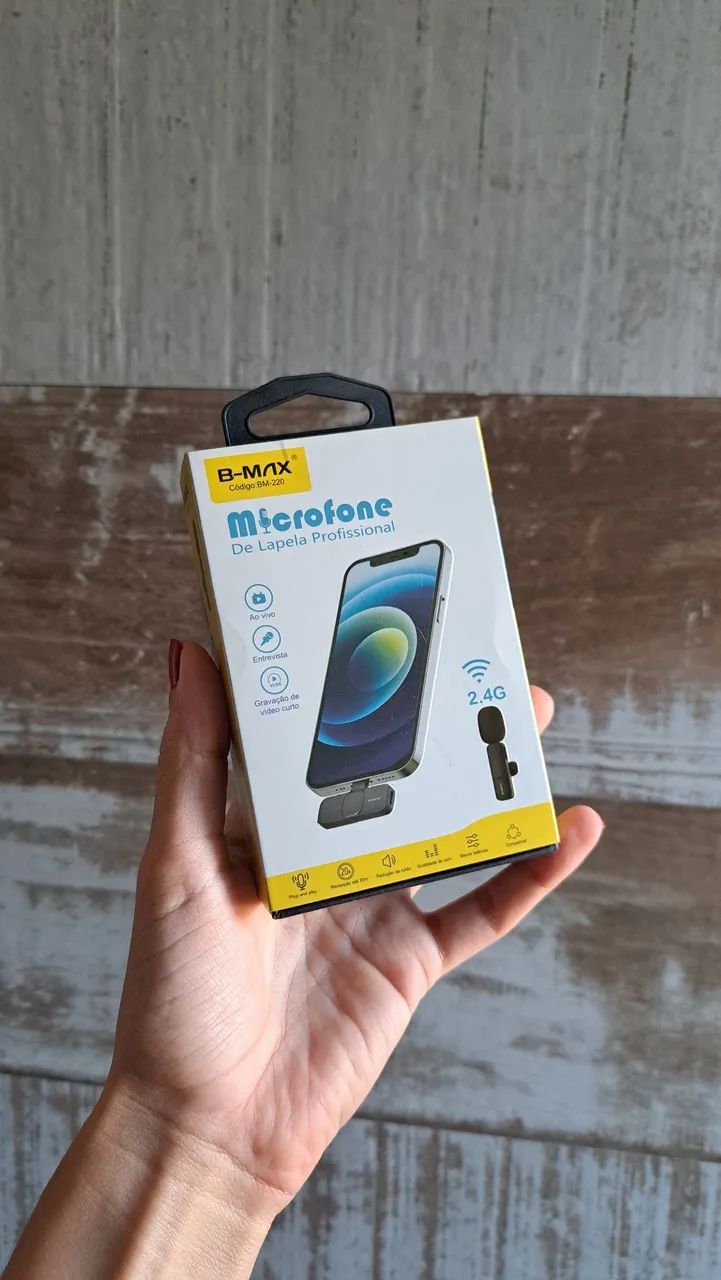Microfone de Lapela para Iphone NOVO