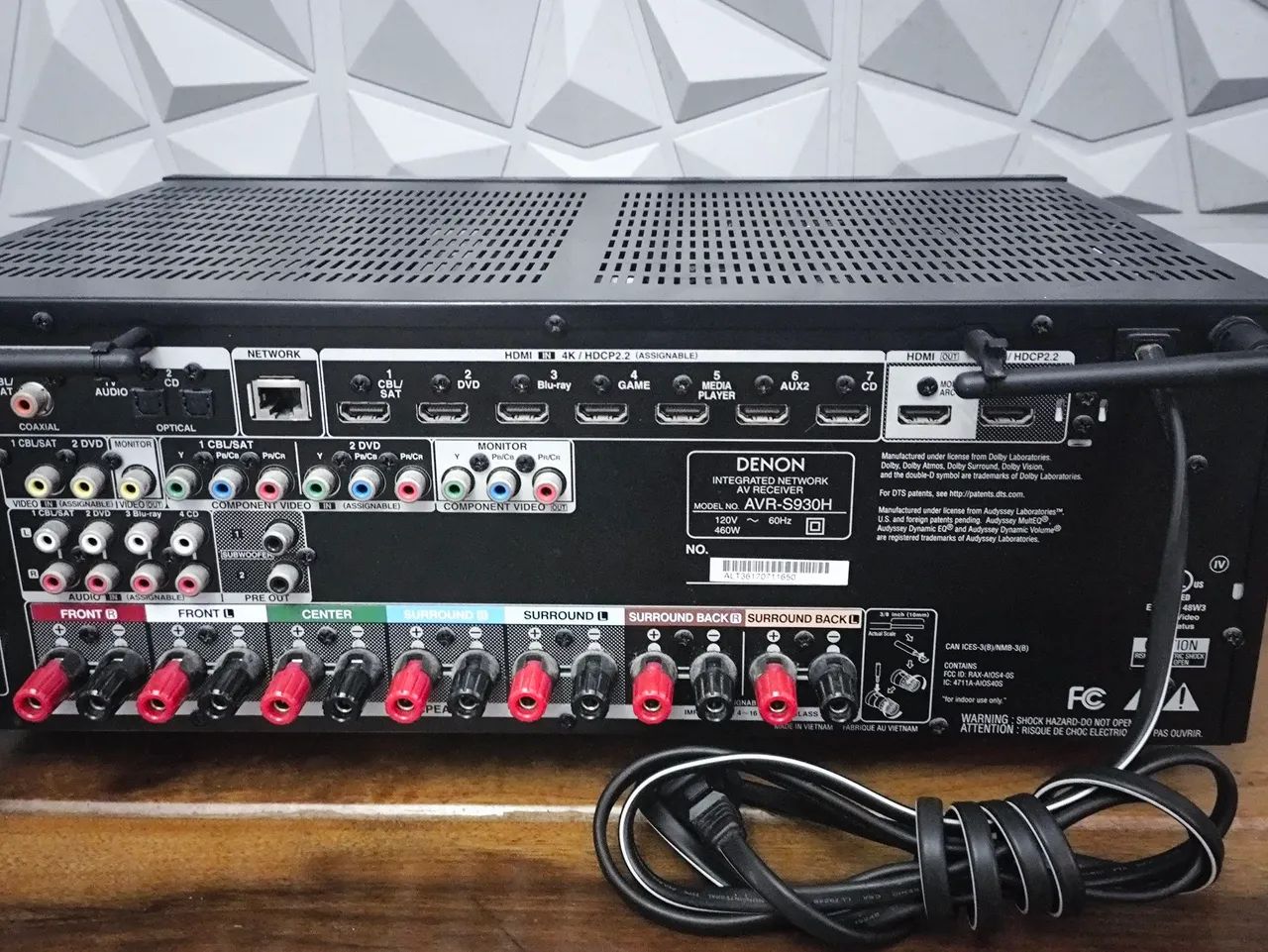 Receiver Denon AVR-S 930h Dolby atmos - Foto 2