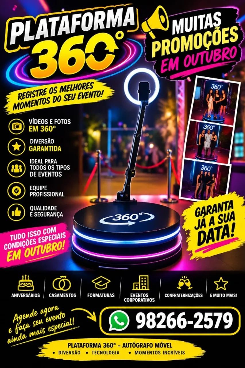 Plataforma 360 Agende com antecedencia 