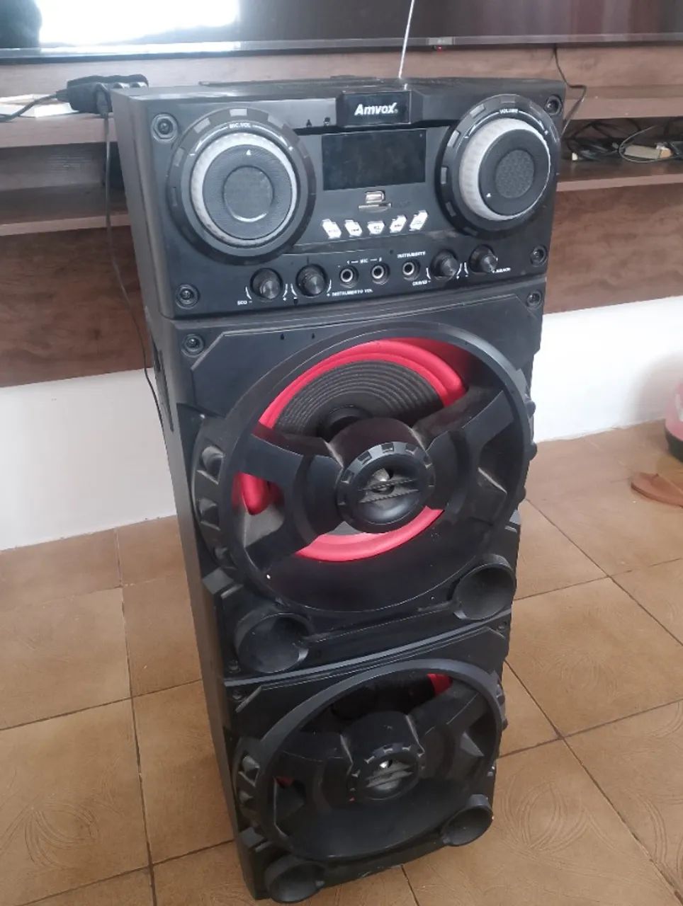 Caixa de som amvox 1000w torre  - Foto 3