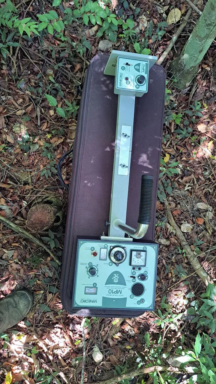Detector de metal mineoro mp 10 Duas caixas detecta ouro prata cobre diamantes e geodos - Foto 4