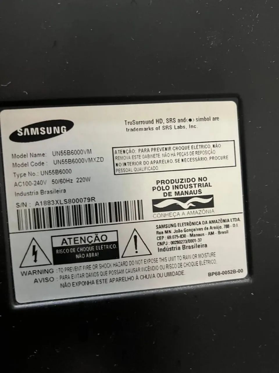 TV Samsung 55" LED Full HD - Foto 4