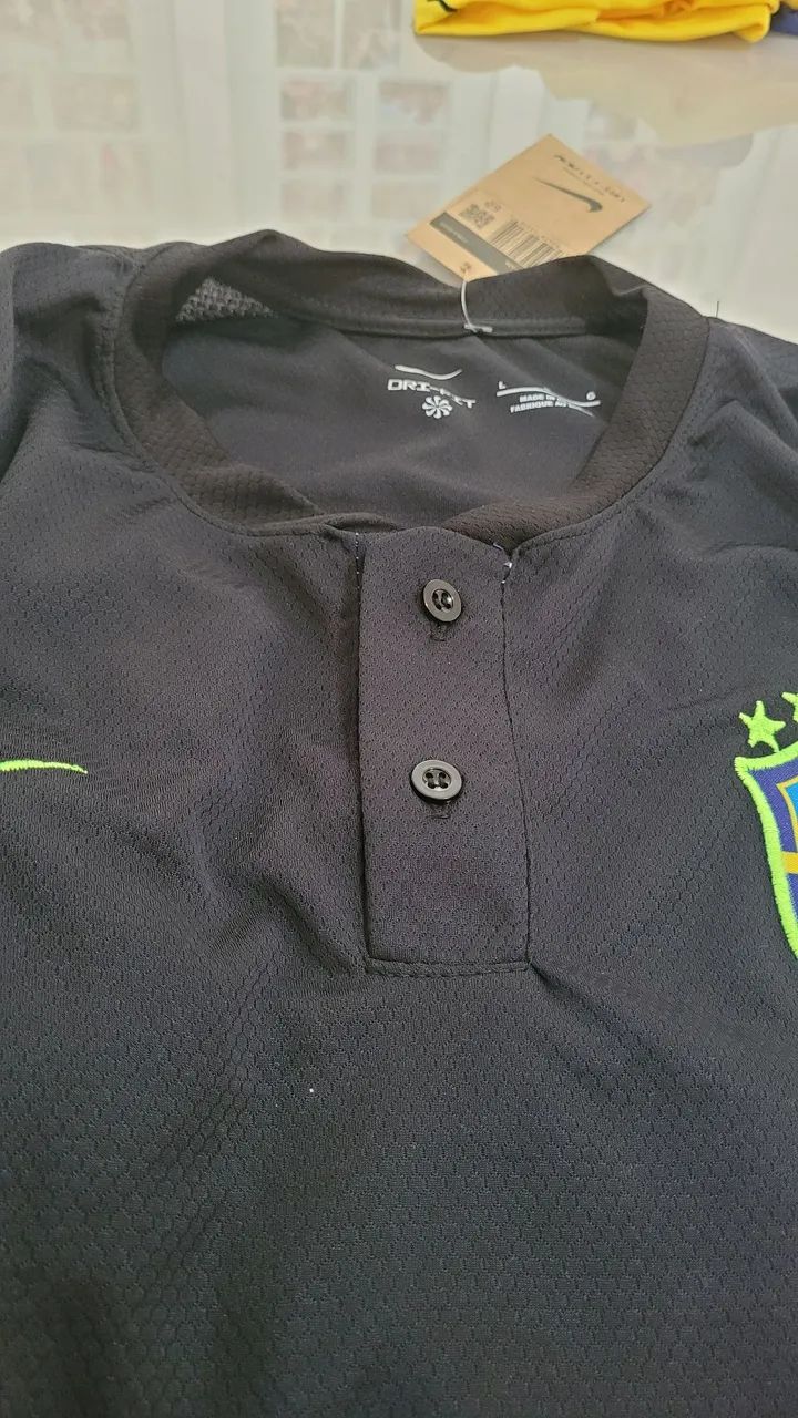 Camisa Brasil Preta - Foto 3