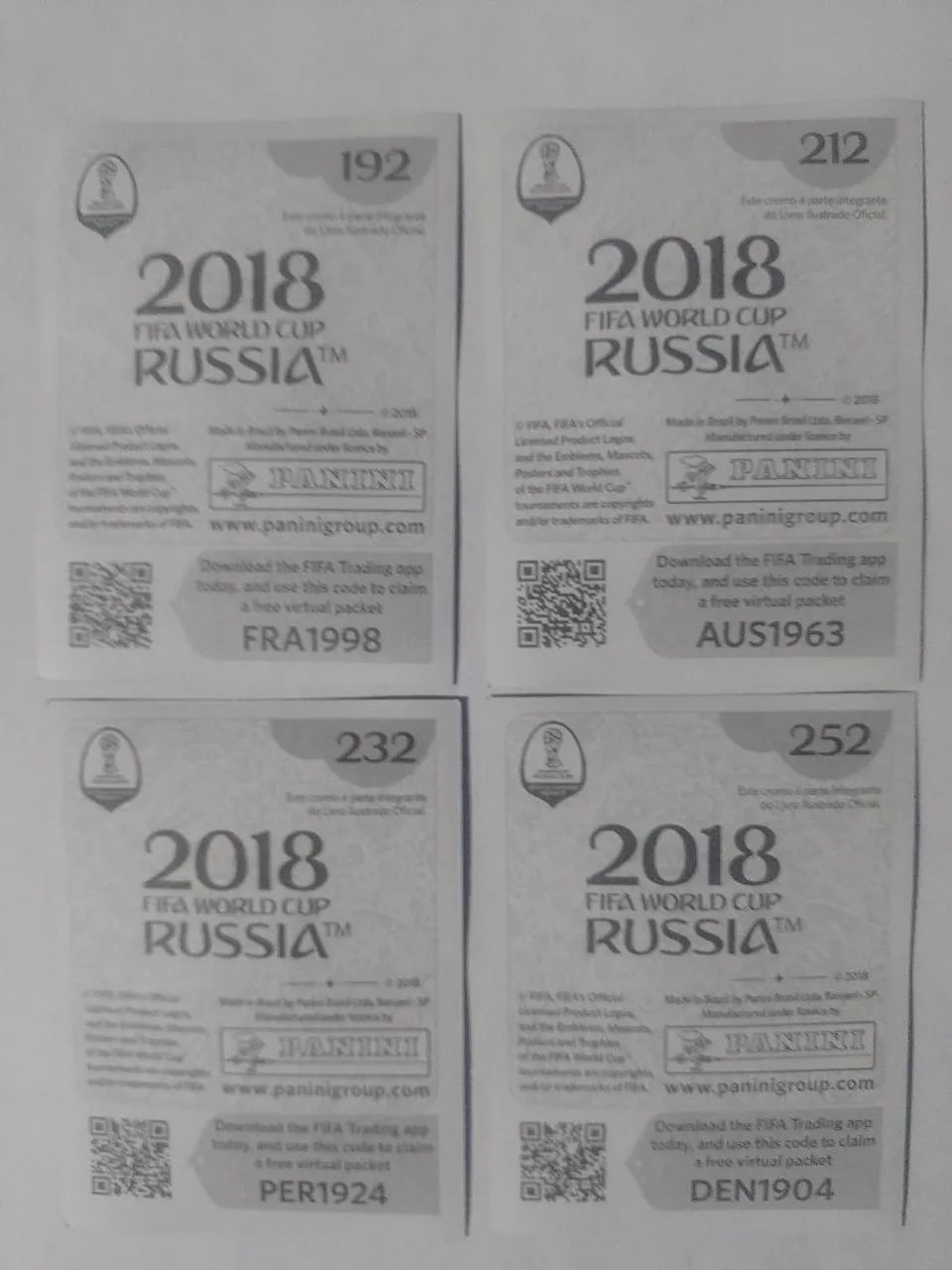 FIGURINHAS ESCUDOS 2018 - ED. PANINI - Foto 2
