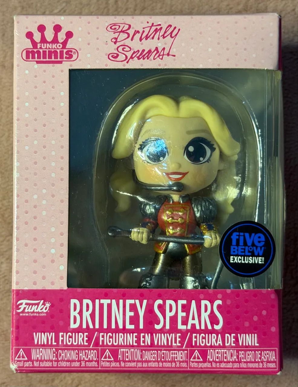 Britney Spears Circus Funko Mini Metalizado