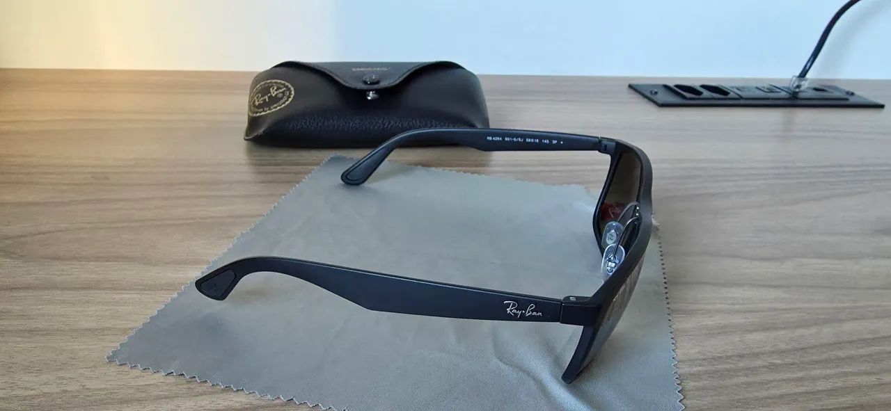 Óculos Ray-Ban ORB4264 Chromance Polarizado Original + Caixa + Estojo - Foto 4
