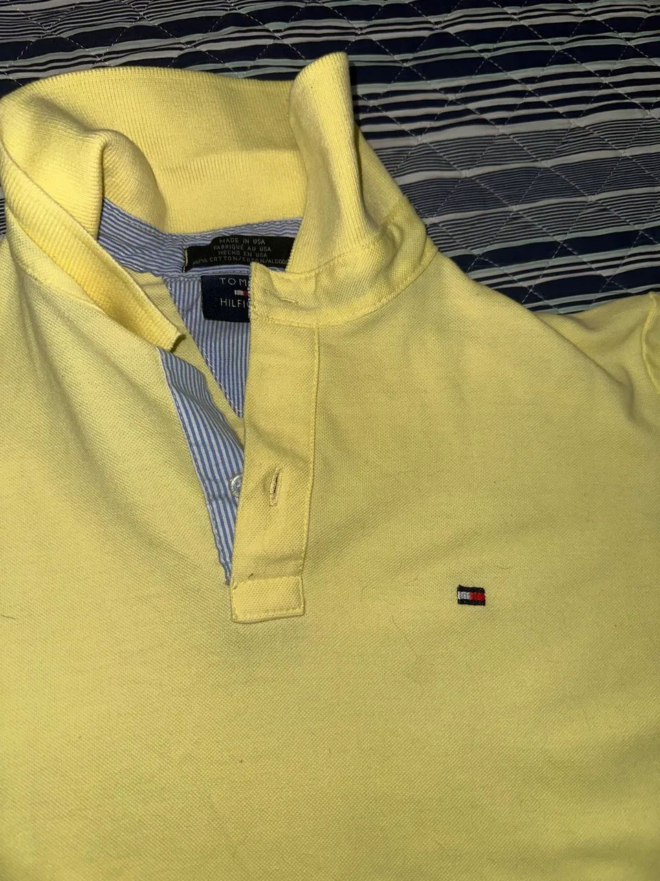 Camisa Polo Tommy Amarela Original  - Foto 2