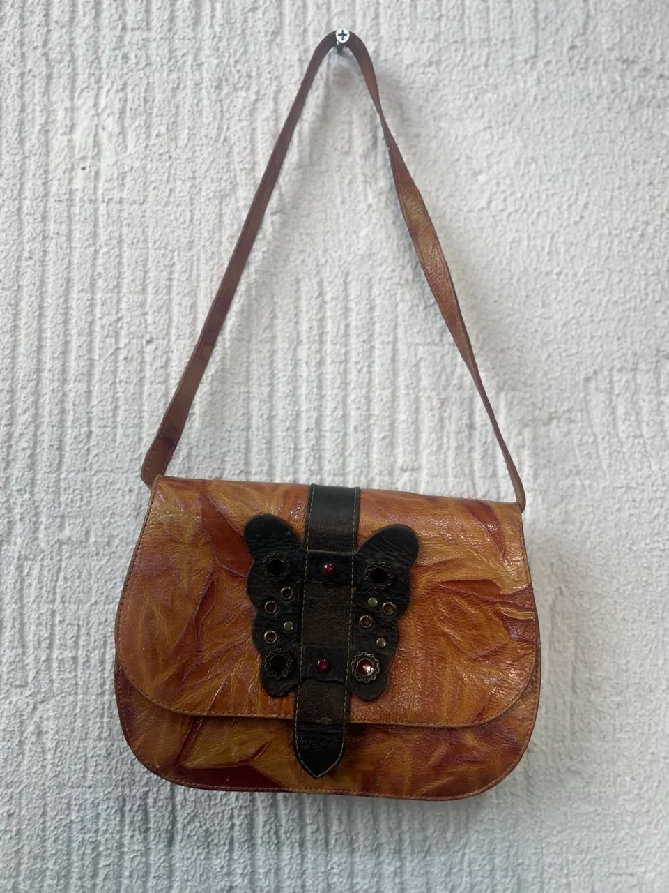 Bolsa de couro vintage